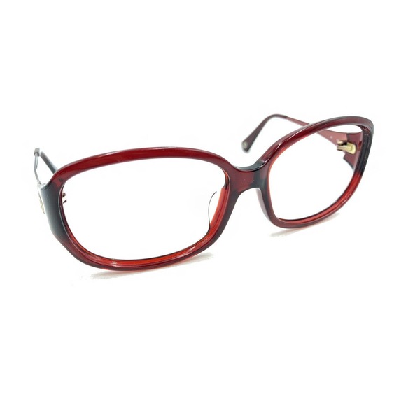 Coach S2005 Burgundy Dark Red Gold Sunglasses Frames 59-16 125 Designer Women - Picture 1 of 12